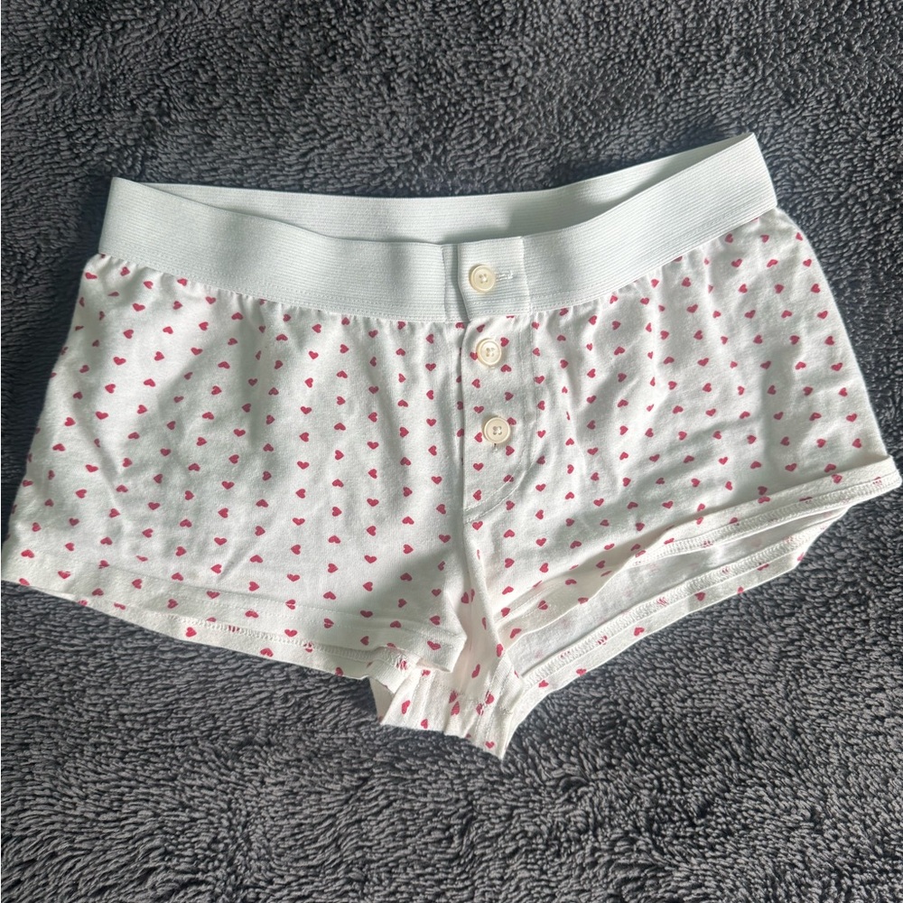 Brandy Melville Boy Short Hearts Multi-shorts